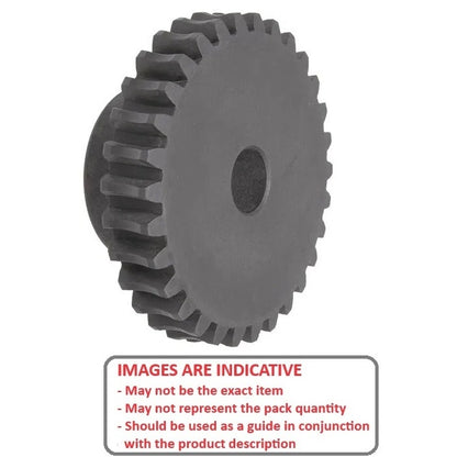 1036169 | WG1R-100-060-100-CI --- Worm Gears - Pitch Module 1.0 - 60 tooth - 3 Deg 35 Min Module 1.0 - FC200 Cast Iron Gear