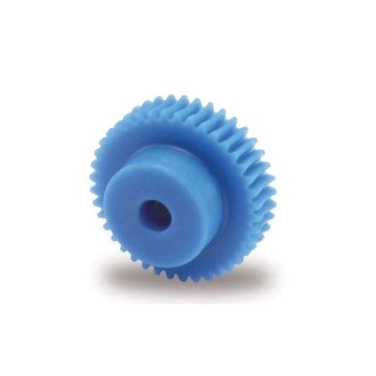 Worm Gears - Pitch Module 1.0 30 - 7 Deg 11 Min - Polyacetal White 