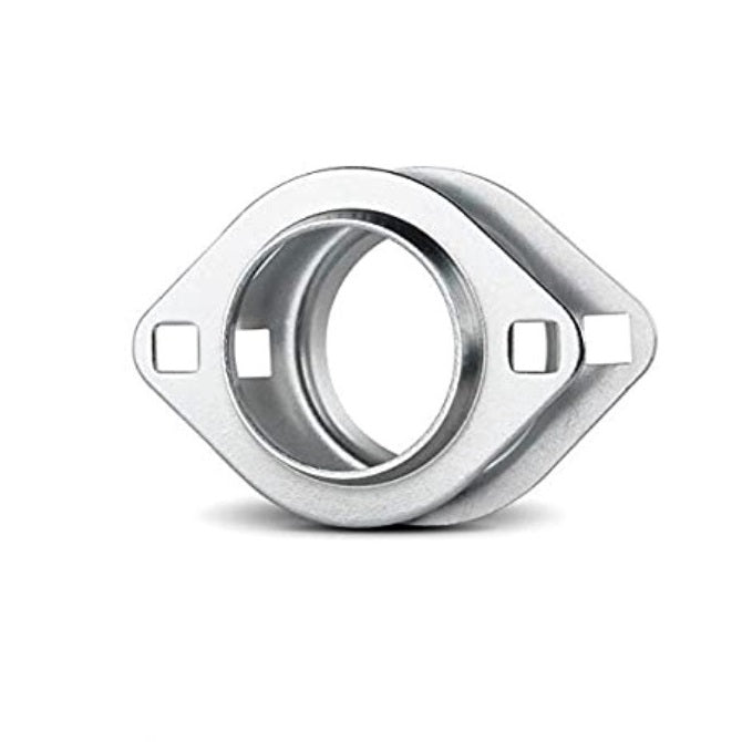 Flanged Housings - 95x71x28.5 mm 2 Bolt - Steel Housing
