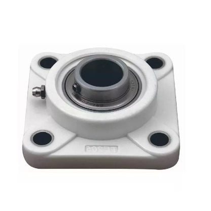 1100698 | IP-142RS --- Flanged 4 Bolt Housing and Bearing Assembly - 12.7x13.494x85.725 mm Rigid - Thermoplastic and Stainless Steel