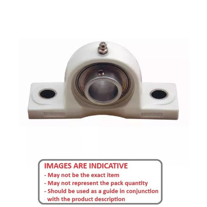 1123109 | IP-213RS --- Pillow Block Housing and Bearing Assembly - 20x33.3x127 mm Thermoplastic and Steel
