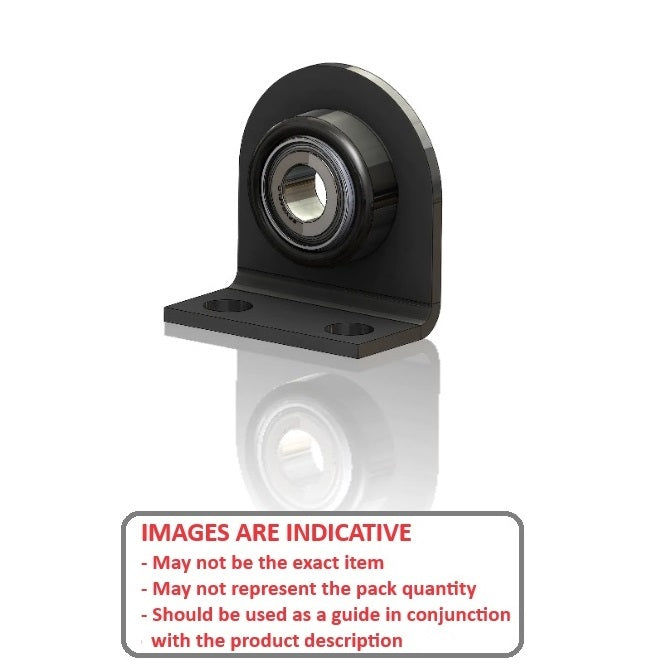 1076707 | PF-312 --- Pedestal Miniature Self Aligning Housing and Bearing Assembly - 7.938x14.29x25.4 mm