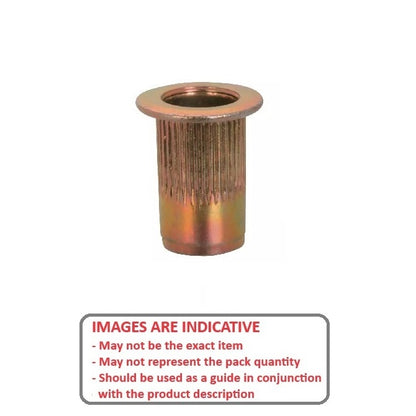 1049755 | IN-RIV-035C-033-R (10 Pcs) --- Rivet Nuts Inserts - 6-32 UNC - 3.5mm - 6.75 - 2.03 - 3.32 Klik