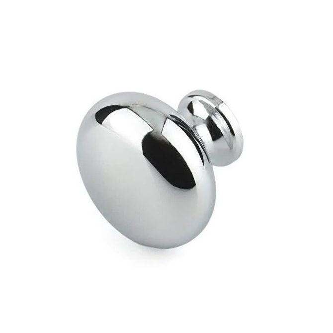 1055222 | KF042C-032-CAB-CH --- Cabinet Hardware Knobs - 8-32 UNC - 4.17mm - 31.8x25.4 mm - Bright Chrome Finish Knob
