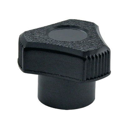 1072357 | KF064C-025-3L-BHST (100 Pcs) --- Lobe Knobs - 1/4-20 UNC - 6.35mm - 25.4x9.5 mm Three Lobe - Brass Knob