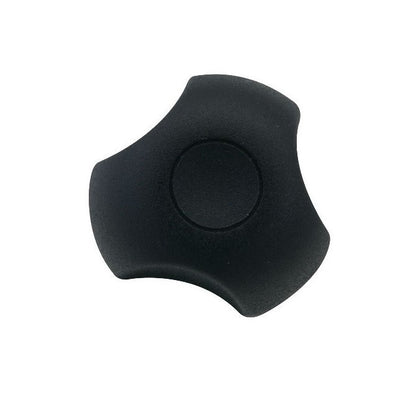1072713 | KM064C-032-3L --- Lobe Knobs - 1/4-20 UNC - 6.35mm - 32x12.7 mm Three Lobe - Plated Steel Knob