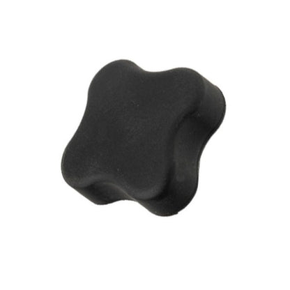 1086991 | KF095C-076-4L-SFT (100 Pcs) --- Lobe Knobs - 3/8-16 UNC - 9.53mm - 76.2x12.7 mm Four Lobe - Zinc Plated Brass Knob