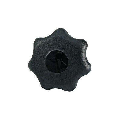 1062517 | KF050M-025-STRF-PL --- Star Knobs - M5 - 5x0.8mm - 25x9 mm Female Plastic - Plastic Knob