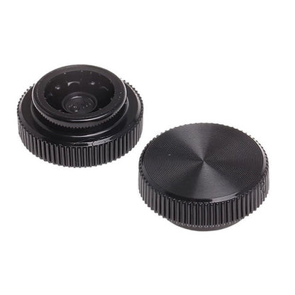 1061791 | KF050M-015-KN-PH --- Knurled Knobs - M5 - 5x0.8mm - 15x10 mm Female - Phenolic Knob