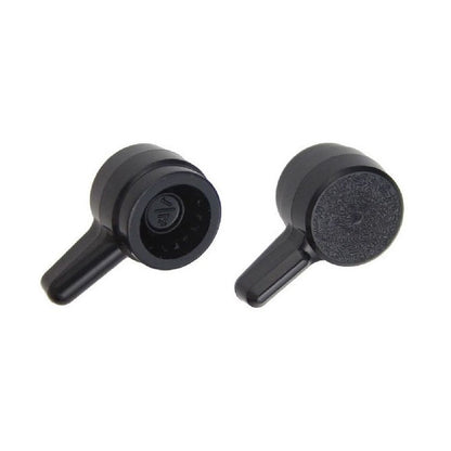 1071975 | KM064-017-L-B (10 Pcs) --- Thumb Knobs - 1/4 - 6.35mm - - Use Own Screw 17.46x11.1 mm For Cap Screws - Plastic Knob