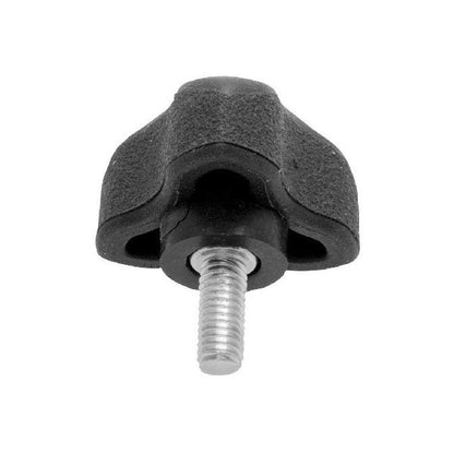 1072548 | KM064C-030-3L-SFT (100 Pcs) --- Lobe Knobs - 1/4-20 UNC - 6.35mm - 29.97x12.7 mm Three Lobe - Zinc Plated Steel Knob