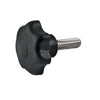 Lobe Knobs - 3/8-16 UNC -9.53mm- 40x40 mm - Plated Steel
