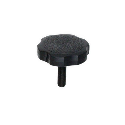 1072862 | KM064C-038-3810-ROS-G (5 Pcs) --- Thumb Knobs - 1/4-20 UNC - 6.35mm - 38.1x38.1 mm Male With Cap Screw - Plastic Knob