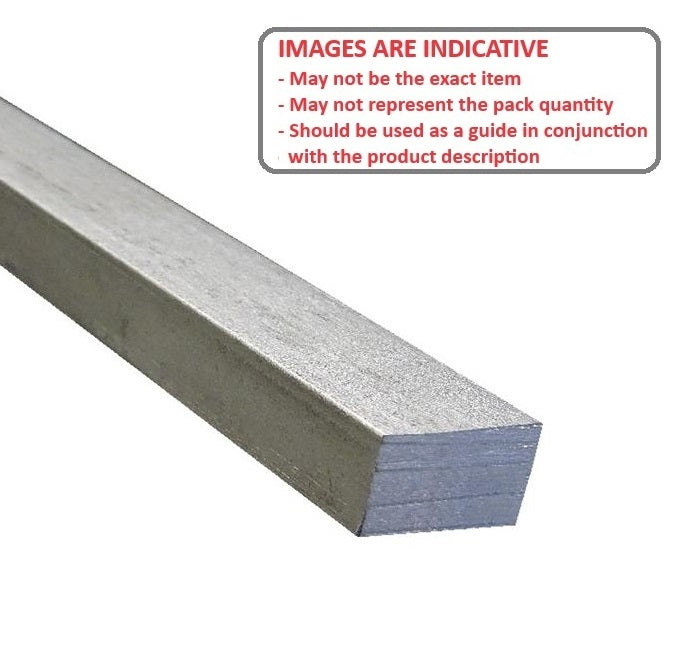 1076253 | 2R-0079-0095-0300-KS3U --- Rectangular Keysteel Lengths - 7.938x9.525x300 mm - Stainless Steel 303 Similar to A2, 304, 18-8