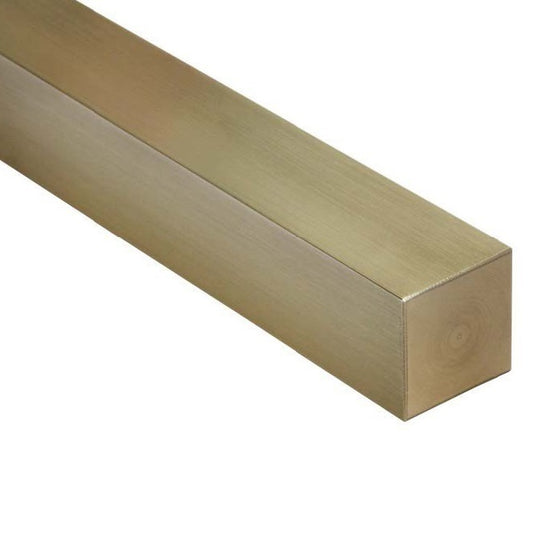 Square Keysteel Lengths - 14.288x14.288x300 mm - Brass