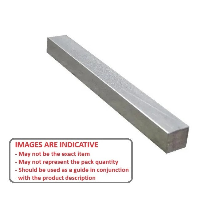 1038883 | 4R-0020-0300-KS6U (5 Pcs) --- Square Keysteel Lengths - 2x2x300 mm - Stainless Steel 316 Similar to A4, 18-10