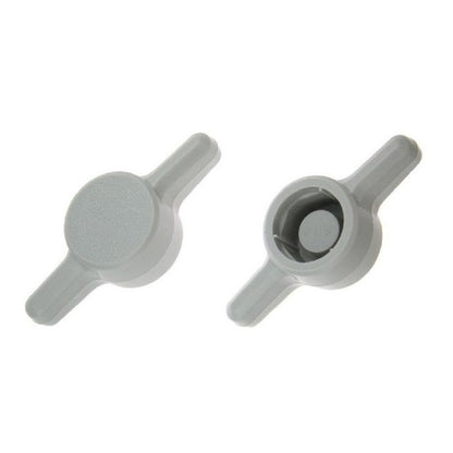 1062635 | KM050M-026-TEE-G (10 Pcs) --- Thumb Knobs - M5 - 5mm - - Use Own Screw 26x6.6 mm For Cap Screws - Plastic Knob