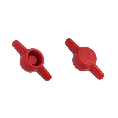 1067727 | KM060M-030-TEE-R (10 Pcs) --- Thumb Knobs - M6 - 6.00mm - - Use Own Screw 30x7.8 mm For Cap Screws - Plastic Knob