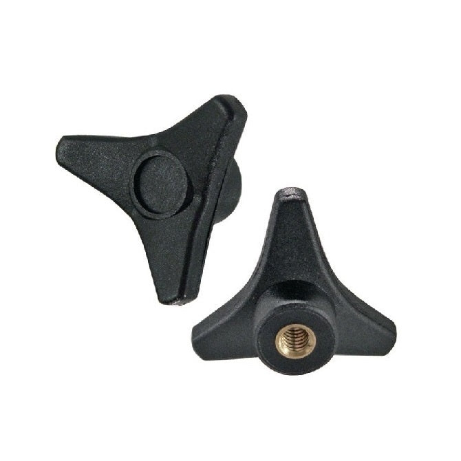 Tri Knobs - 5/8-11 UNC - 15.88mm - 104.9 - - Blind Hole - Brass Knob