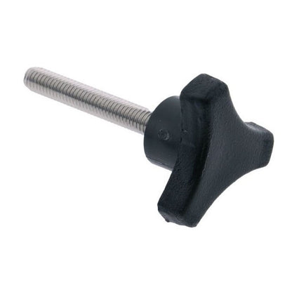 1112300 | KM159C-125-TRI-BHM (Each) --- Tri Knobs - 5/8-11 UNC - 15.88mm - 124.97 mm - 30 Male - Plated Steel Knob