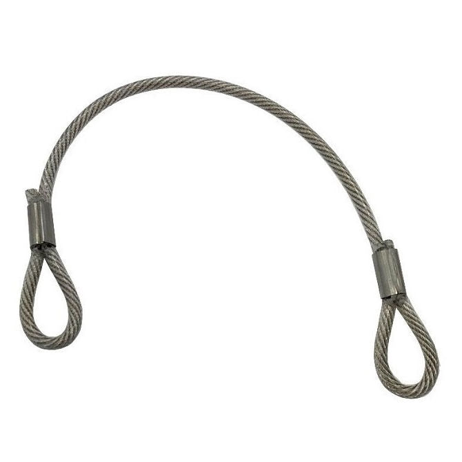 1198968 | FPC-6NRS --- Nylon Coated Steel Lanyards - 152 mm B - Stainless Steel Lanyard