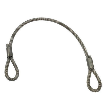 1198968 | FPC-6NRS --- Nylon Coated Steel Lanyards - 152 mm B - Stainless Steel Lanyard