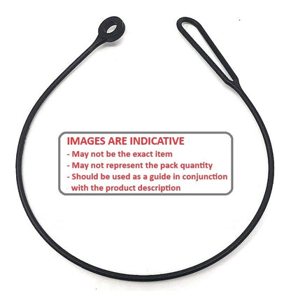 1227188 | PPL-226RS (300 Pcs) --- Nylon Lanyards - Type Loop and Eyelet 250x6.6 mm