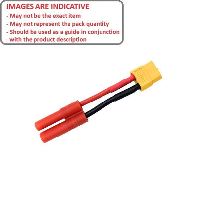 1051097 | LE-BU4-F-XT-F (5 Pcs) --- Leads Hobby - End Type 1 Bullet - 4mm Female XT-60 Female - Generic