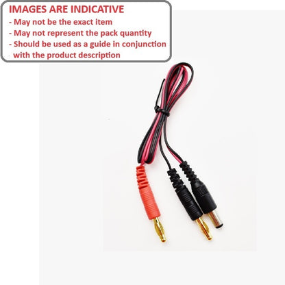 1051101 | LE-BU4-M-JR-M (7 Pcs) --- Leads Hobby - End Type 1 Bullet - 4mm Male JR Charger Male - Generic