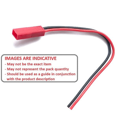 1222515 | LE-JST-F-BLA-BL (4 Pcs) --- Leads Hobby - End Type 1 JST Female Blank - Venom