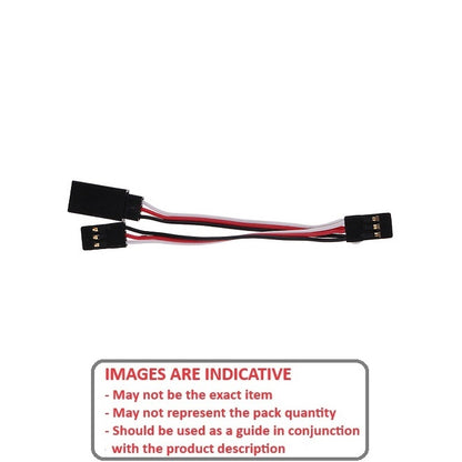 1222513 | LEY-JR-M-JRX-FM --- Leads Hobby - End Type 1 JR Servo Male JR RX Female / Male - Spektrum