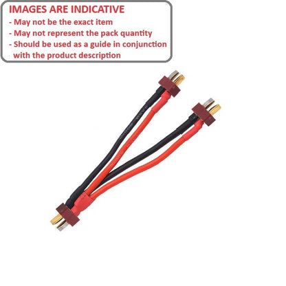 1228134 | LEY-MIN-M-MIN-M (2 Pcs) --- Leads Hobby - End Type 1 Mini Deans Male Mini Deans Male - Generic