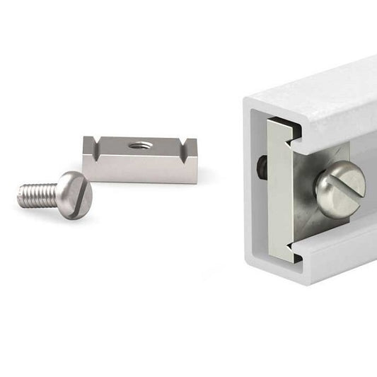 Crowned Roller Track System Linear -  End Stop - - Order other components seperately