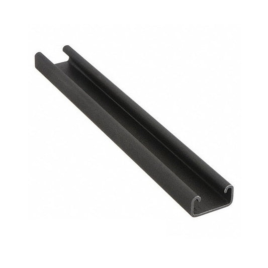Crowned Roller Track System Linear -  Black Powder Coated Rail 1524.0 mm Long - Order other components seperately - Powder Coated