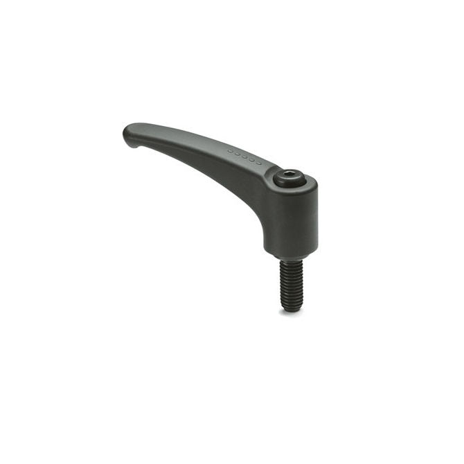 1062218 | KHD-304RS --- Adjustable Stud Handles - M5 - 5x0.8mm - 20 mm - Plastic with fibreglass reinforcement Handle