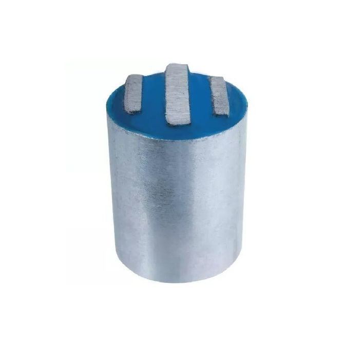 1133328 | MAG-D-25-025-C3T --- 3 Pole Magnets - 25.4x25.4 mm - 19 kg Ceramic Insulated Aluminium Tapped Blind Hole