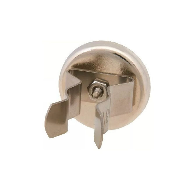 1141820 | MAG-CP-032-21-06-CL --- Cup Assemblies with Clips Magnets - 31.5x20.57 mm - Option 1 - Stainless Steel Magnet