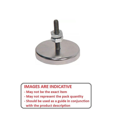 1171055 | MAG-CP-067-10-01-SD --- Cup Assemblies Stud Magnets - 66.68x9.53 mm - 1/4-20 UNC