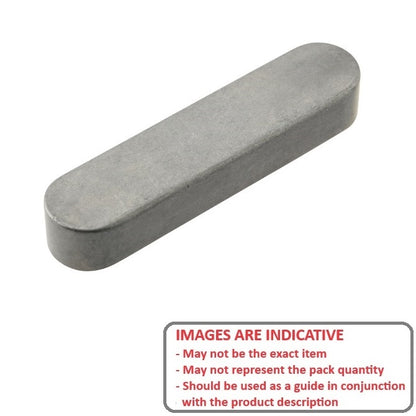 1085699 | K-0800-0700-7000A-C (Pack of 2)  --- Machine Keys - 8x7x70 mm - Carbon Steel Key