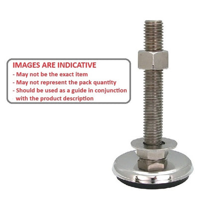 1208160 | MAV-227-01-152-3 --- Anti-Vibration Mounts - 226.8 Kg 1/2-13 UNC - 12.7mm - 152.4 mm 303 Stainless Steel - Stainless Steel 303 PV Similar to A2, 304, 18-8 Mount