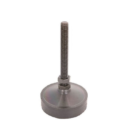1098925 | MLM-120M-051-C-AVLD --- Levelling Studded Mounts - M12 - 12x1.75mm - 76.2x41.3 mm Anti-Vibration - Steel Mount