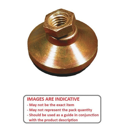 1102292 | MSF-127C-CGCRP --- Levelling Socket Mounts - 1/2-13 UNC - 12.7mm - 47.6x28.6 mm Swivel - Steel Mount