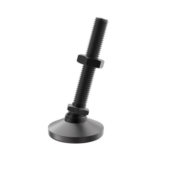 Mounts - Levelling Studded - Swivel - Black Chromate - Standard