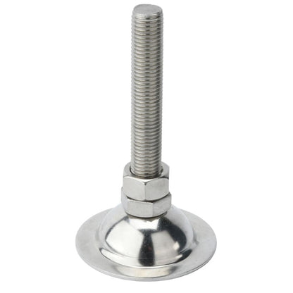 Levelling Studded Mounts - M16 -16x2mm- 75x32 mm - Stainless Steel 304 Similar to A2, 18-8 HRB80