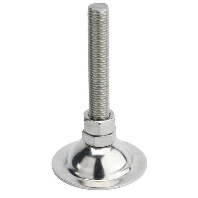 1123933 | MLM-200M-150-Z-ECO --- Levelling Studded Mounts - M20 - 20x2.5mm - 75x35 mm Economy - Steel - Zinc Mount