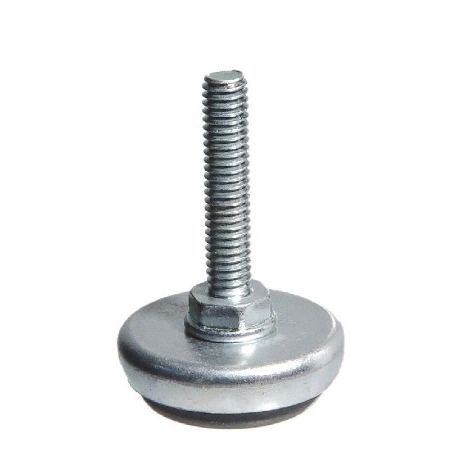 Levelling Studded Mounts - 1/4-20 UNC -6.35mm- 38.1x12.7 mm - Zinc Plated Steel