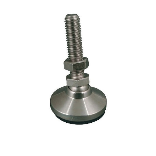 Levelling Studded Mounts - M10 -10x1.5mm- 32x25 mm - Steel