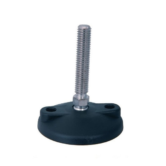 1114078 | MLM-160M-064-CNY-2LH --- Levelling Studded Mounts - M16 -16x2mm- 78.7x18.3 mm - Steel