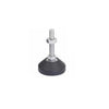 Levelling Studded Mounts - M8 -8x1.25mm- 25x20 mm - Polythene