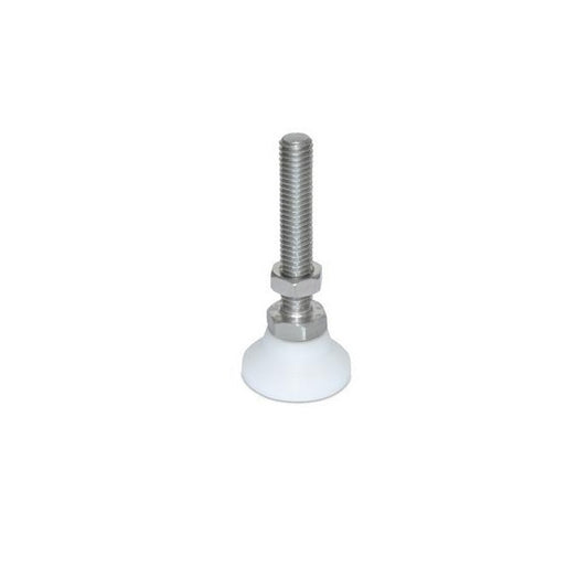 Levelling Studded Mounts - 3/8-16 UNC -9.53mm- 31.8x22.2 mm - Stainless Steel 303/304 Similar to A2, 18-8 HRB80